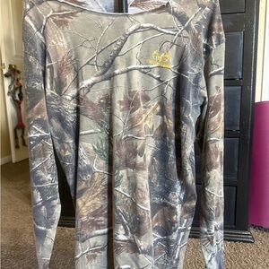 Camo Long Sleeve Shirt with Realtree Logo